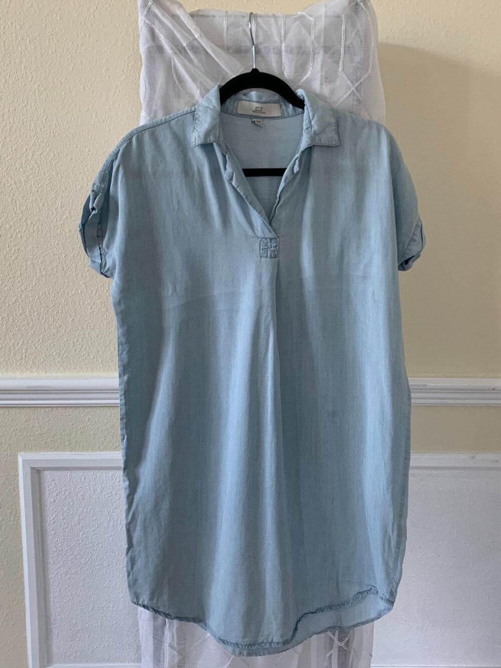 Thread & Supply Artist Studio Chambray Oversided Shirt Size XSMALL